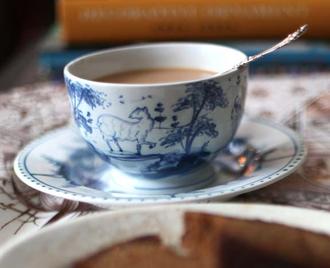 tea cup with sheep