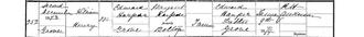 william henry harper birth cert